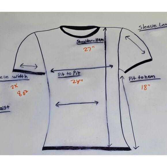 Democracy Womens Top Boho 3/4 Sleeve Size 2X - Picture 6 of 6